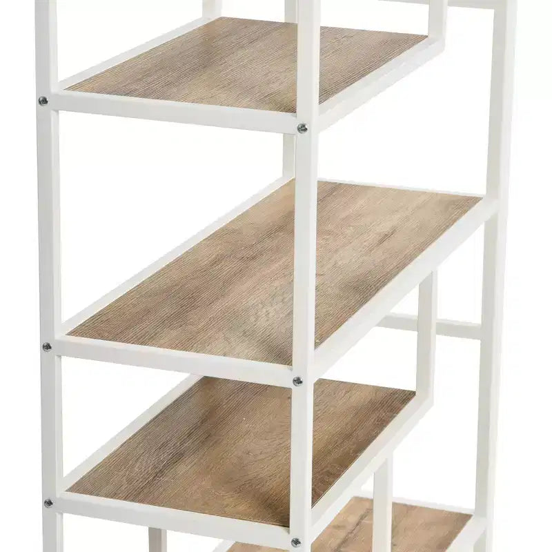 Étagère ouverte à 6 niveaux, style industriel