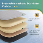 Chaise de bureau ergonomique en maille avec appui-tête 3D, soutien lombaire et fonction d'inclinaison