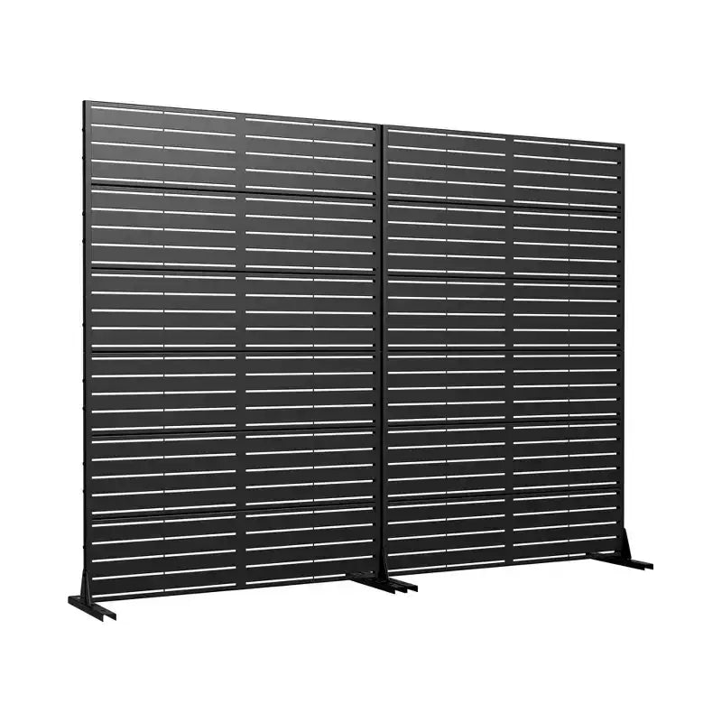 Brise-vue extérieur en métal de 72 po, clôture décorative de jardin