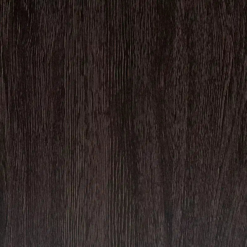 Table de chevet à 2 tiroirs en bois et métal marron/noir avec étagère ouverte