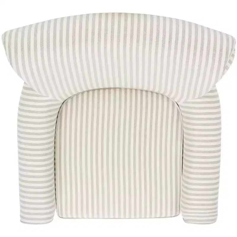 Fauteuil Club Rembourré, Imprimé Floral Rouge et Blanc, Coton/Lin