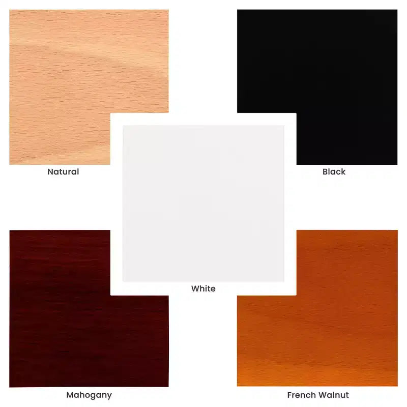 Grand porte-affiches en bois avec roulettes blocables pour toiles, œuvres d'art et affiches
