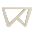 Console rectangulaire moderne avec motif géométrique, 122 cm