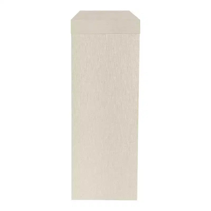 Console rectangulaire moderne avec motif géométrique, 122 cm