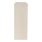 Console rectangulaire moderne avec motif géométrique, 122 cm