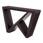 Console rectangulaire moderne avec motif géométrique, 122 cm