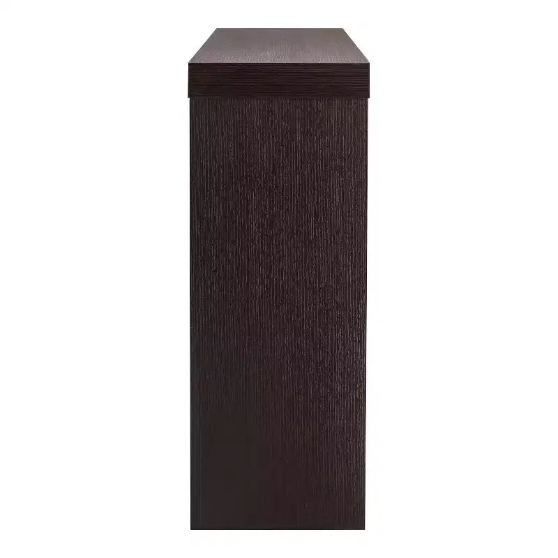 Console rectangulaire moderne avec motif géométrique, 122 cm