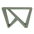 Console rectangulaire moderne avec motif géométrique, 122 cm