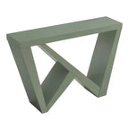 Console rectangulaire moderne avec motif géométrique, 122 cm