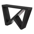 Console rectangulaire moderne avec motif géométrique, 122 cm